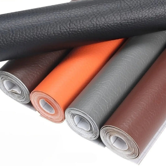 Zelfklevend PU Leer 5 kleuren op rol