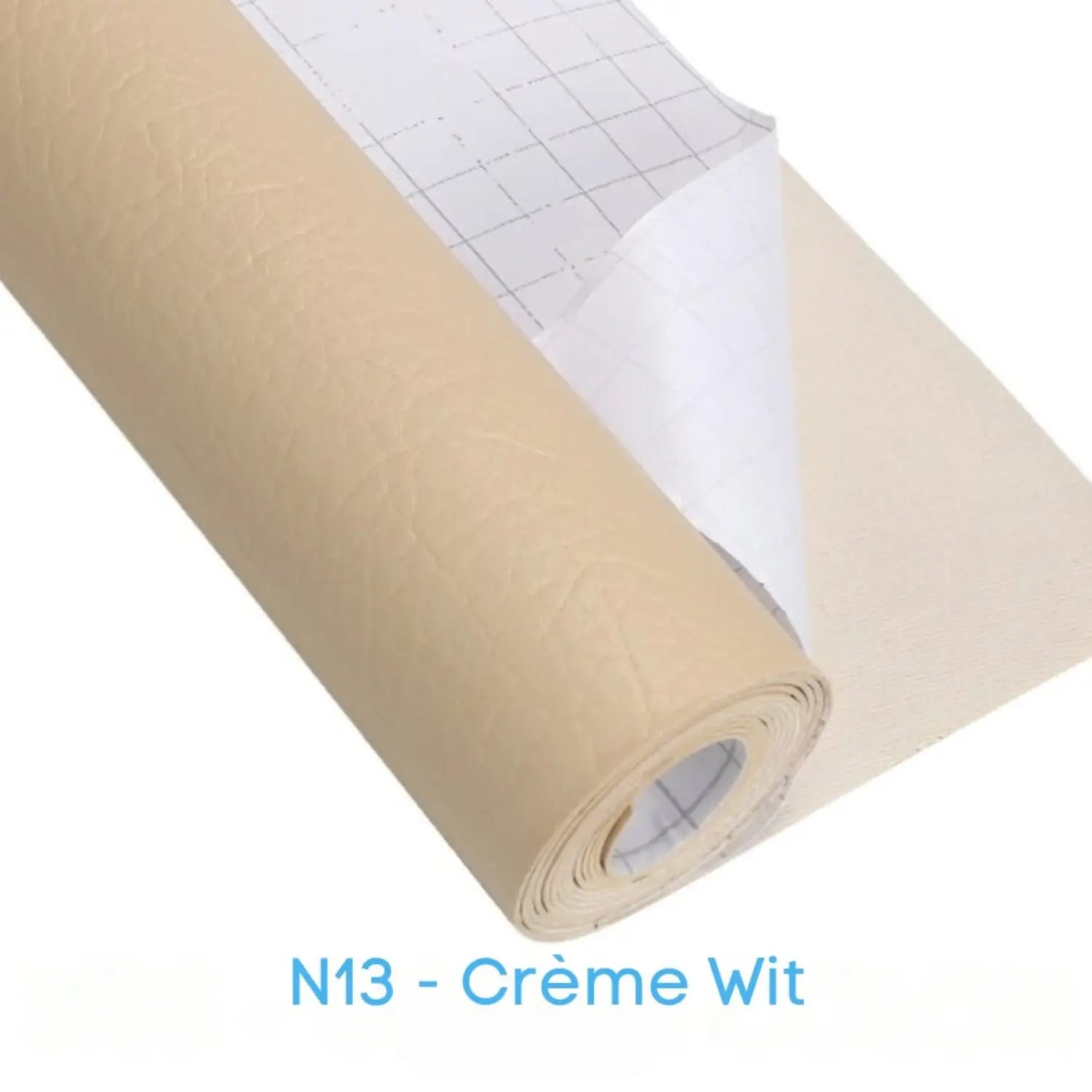 Zelfklevend PU Leer creme wit