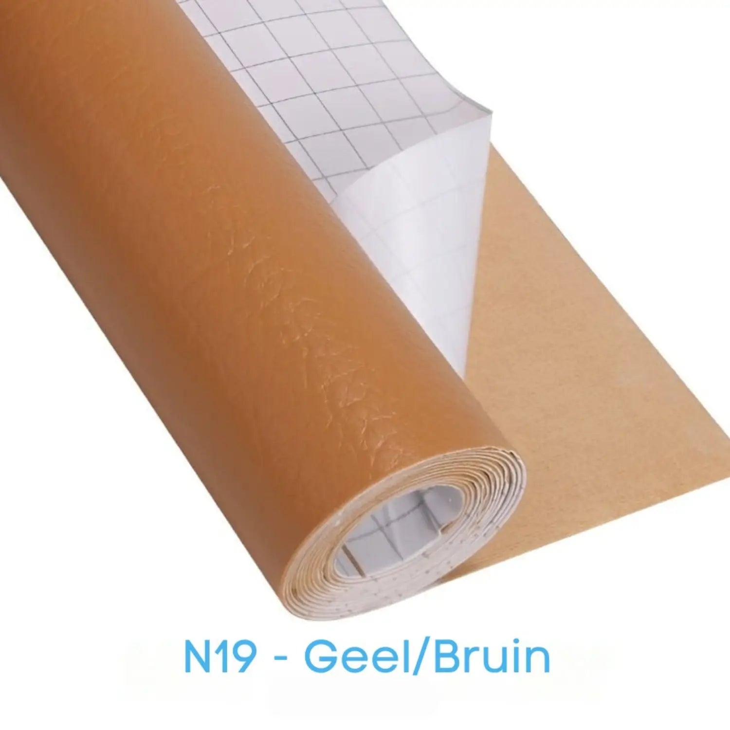 Zelfklevend PU Leer geel/bruin