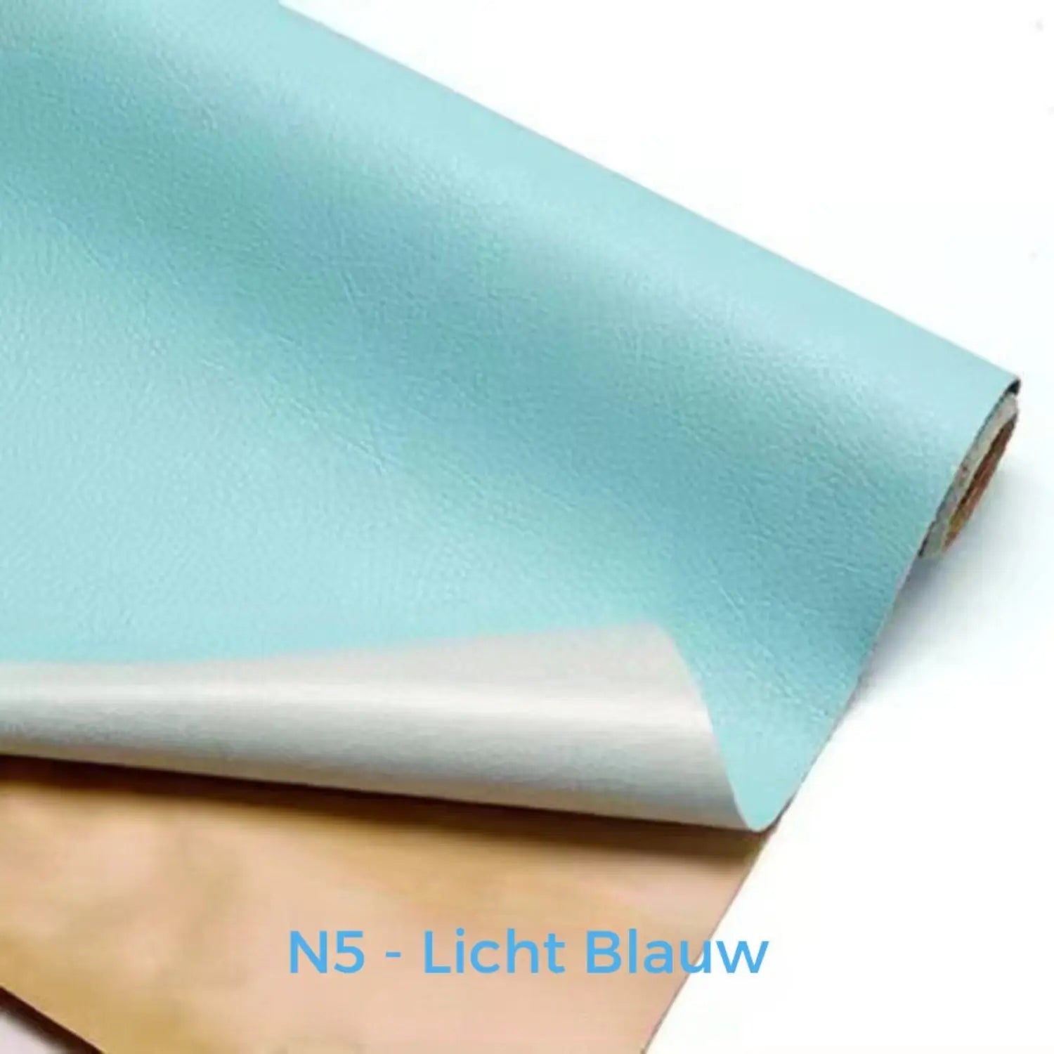Zelfklevend PU Leer licht blauw