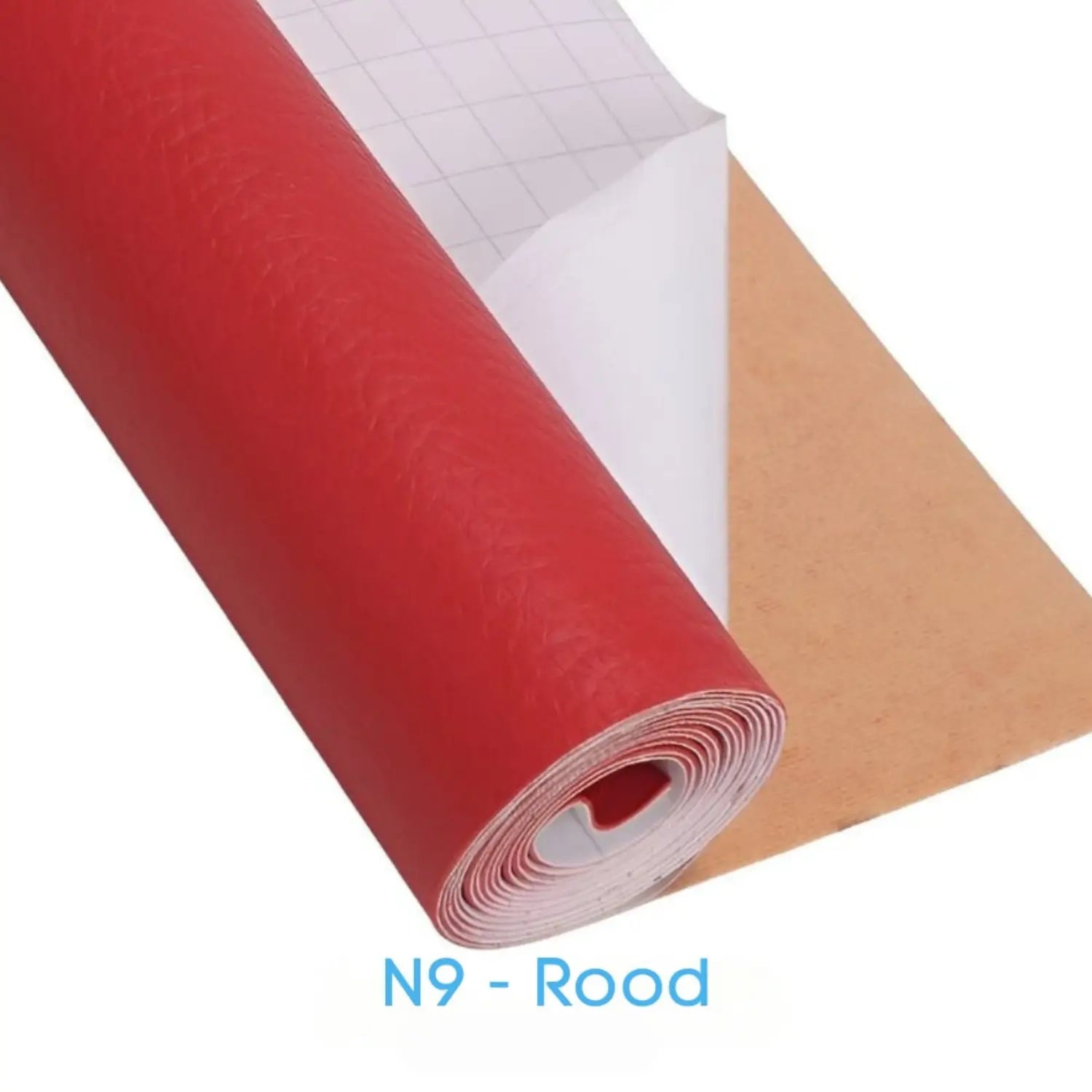 Zelfklevend PU Leer rood